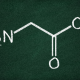 מבנה מולקולרי של חומצת האמינו גליצין
